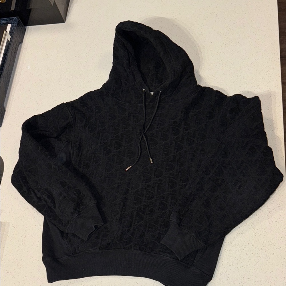DIOR OBLIQUE HOODED SWEATSHIRT